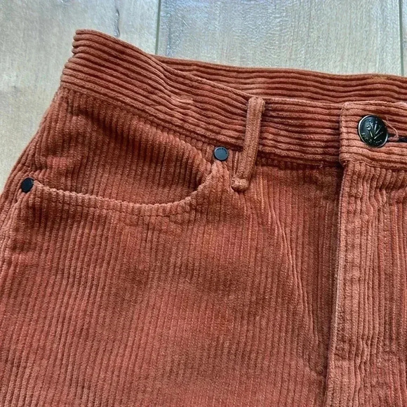Rag & Bone Dylan Corduroy Ankle Burnt Orange Sz 29 - Picture 6 of 9